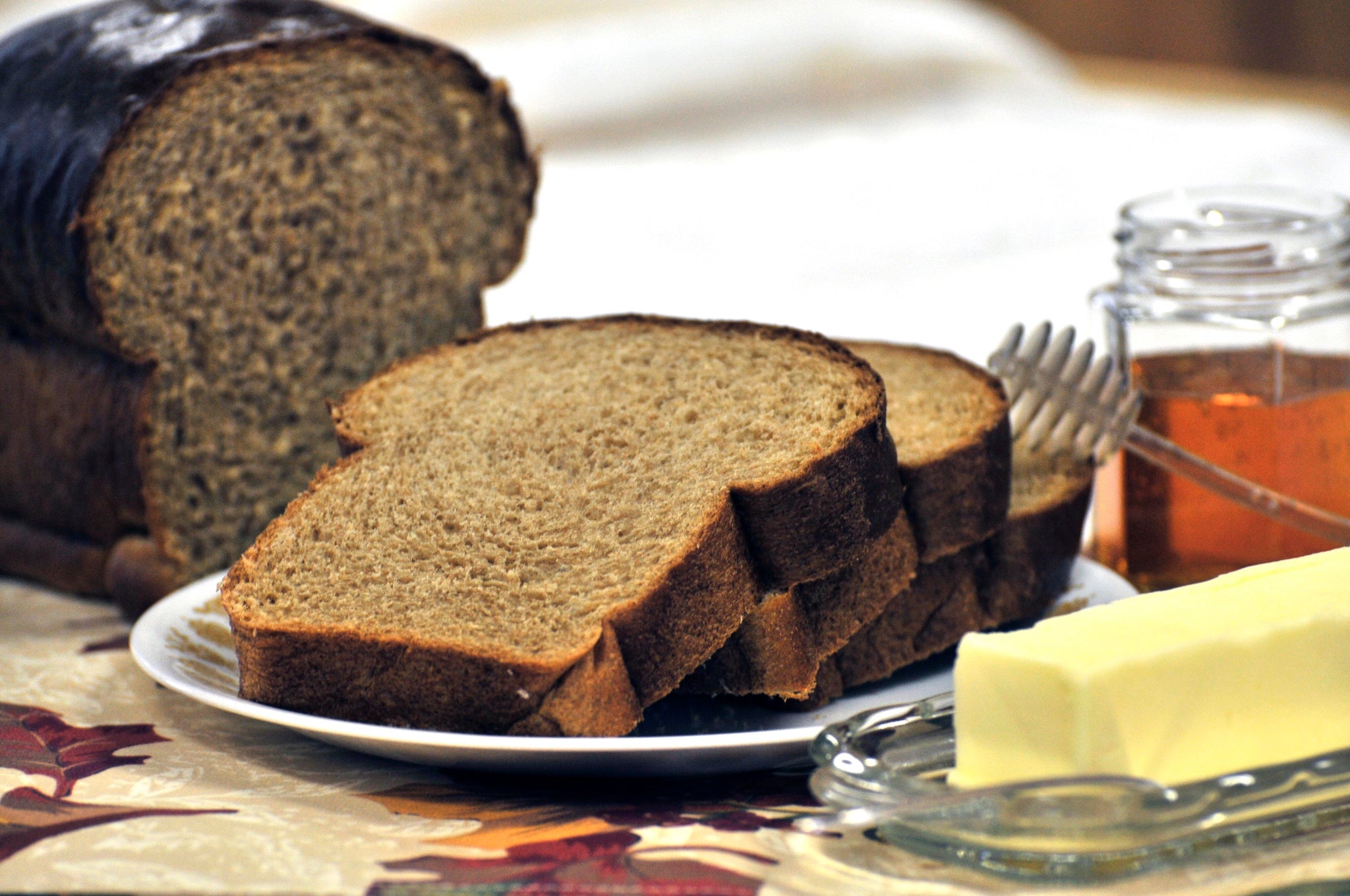 Honey Wheat Molasses Bread